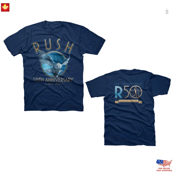 Rush Band R50 Flight Shirt Reunion 2026