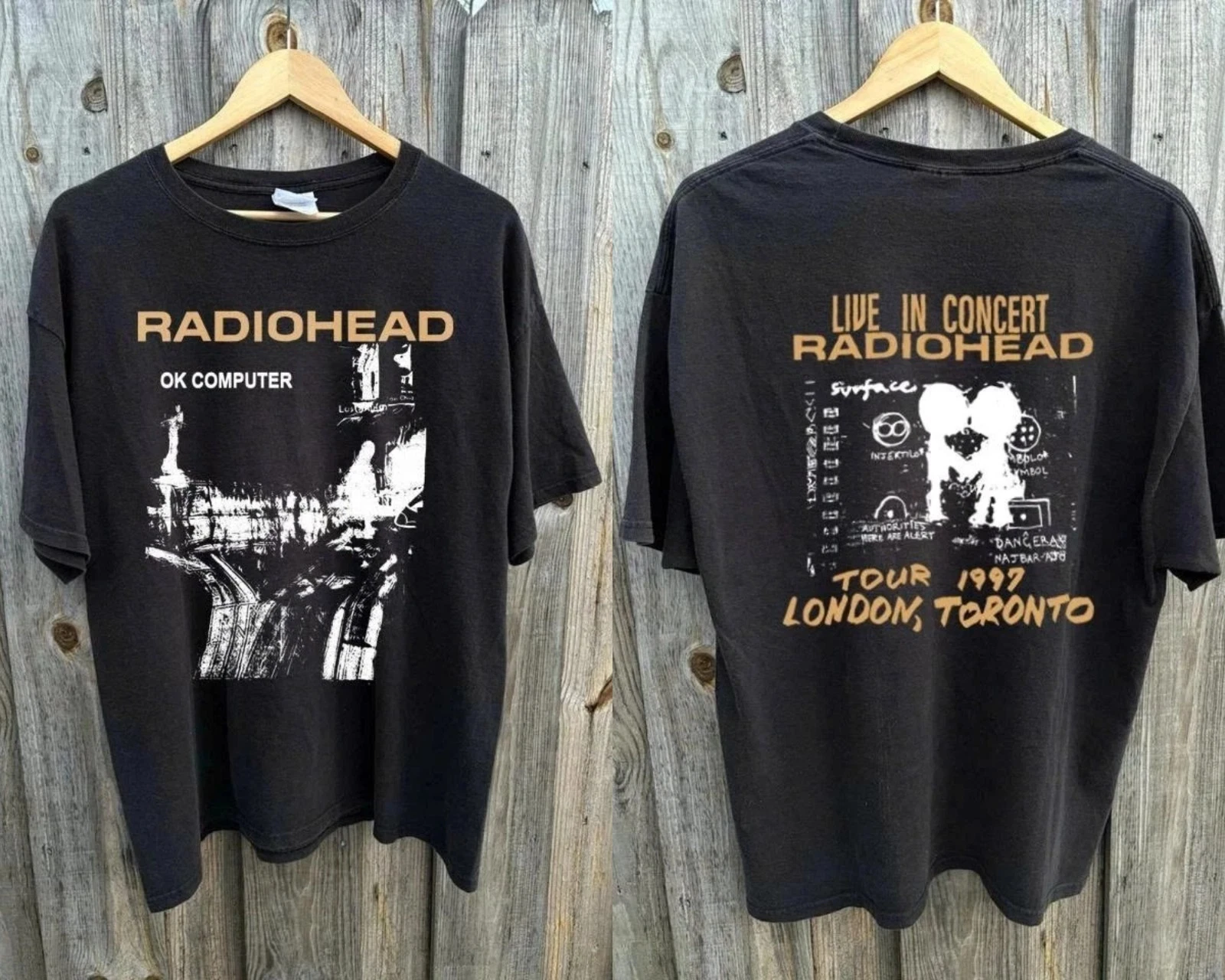Radiohead Ok Computer Albums 90S Graphic T Shirt