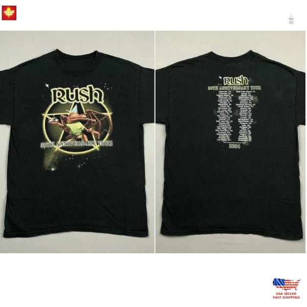 Vintage Rush 30Th Anniversary Tour Rush Shirt