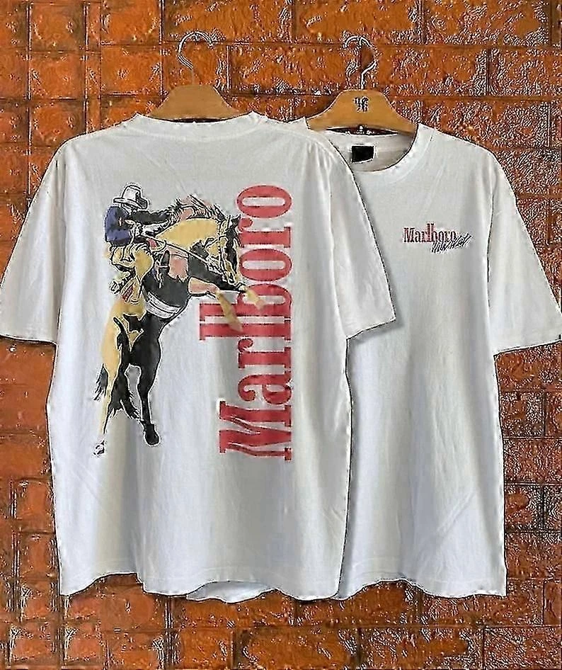 Vintage 1990S Marlboro! Man Shirt Cowboy Shirt