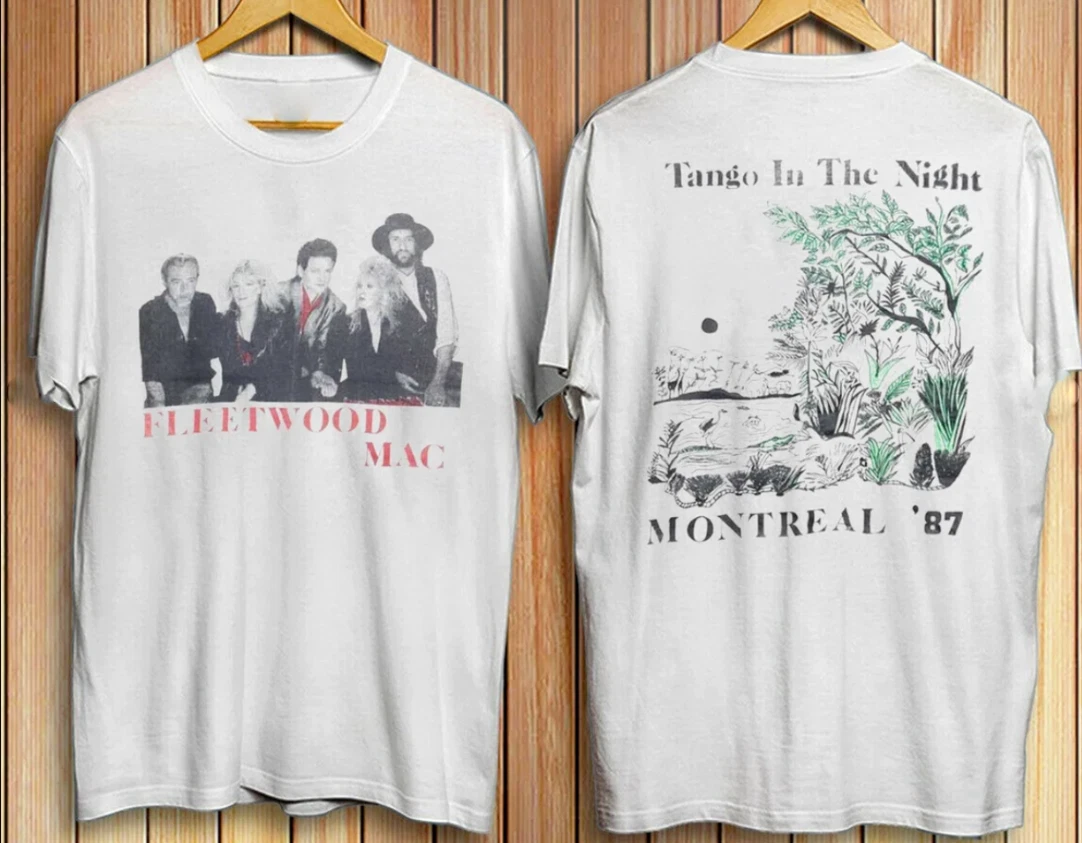 80S Fleetwood Mac Tango In The Night Montreal '87 Shirt