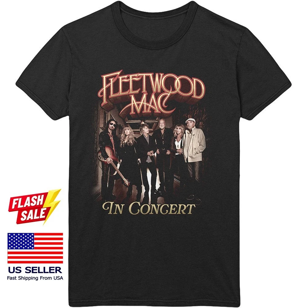 Vintage Fleetwood Mac In Concert Shirt, Rock Band Retro Music Shirt Gift For Fan