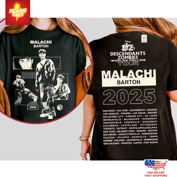 Malachi Barton 2025 Tour Shirt