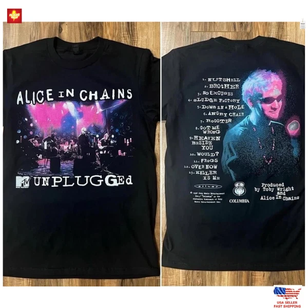 Alice In Chains Mtv Unplugged Two Sided Remake Shirt
