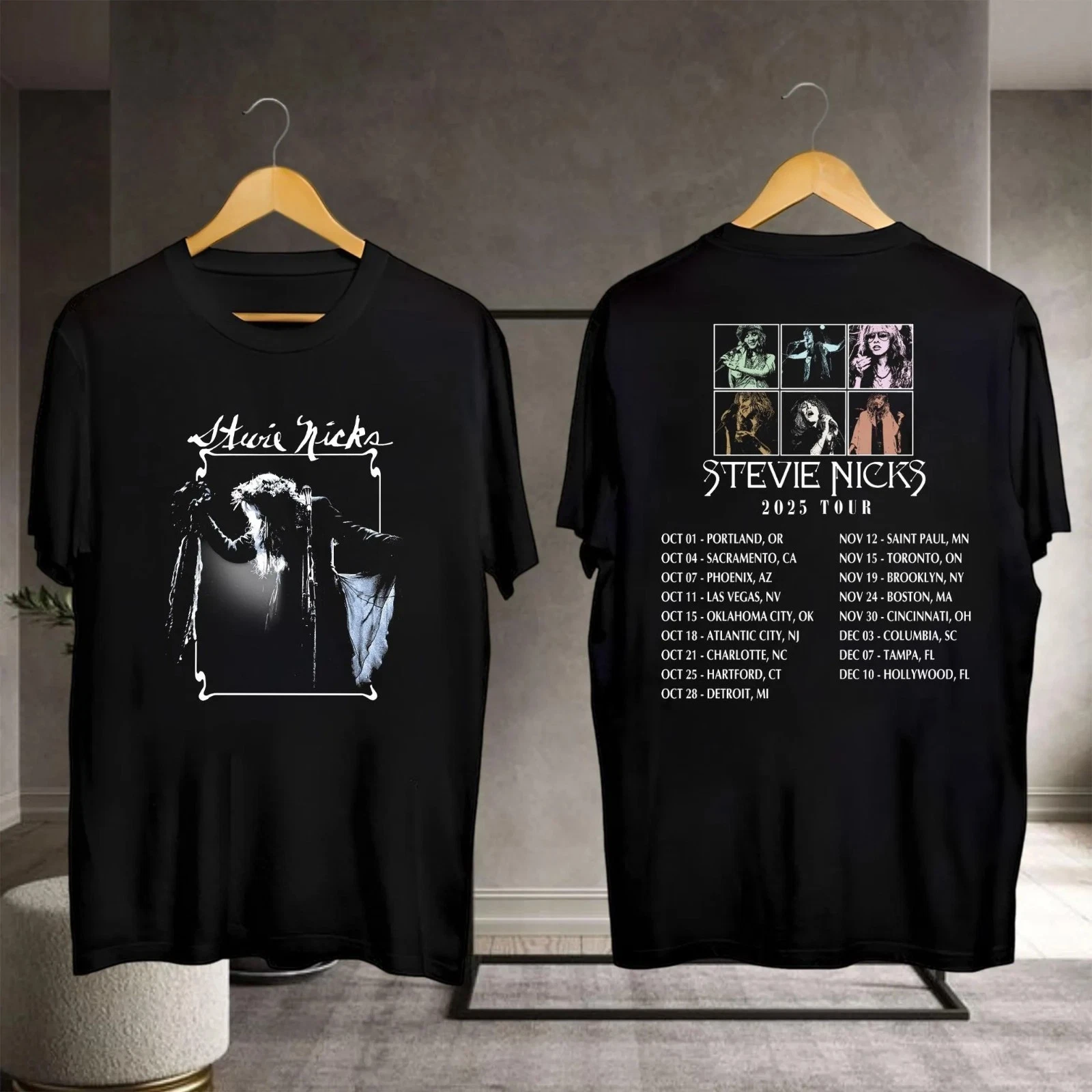 Stevie Nicks Graphic 2025 Live In Concert Stevie Nicks Fan Gif Shirt
