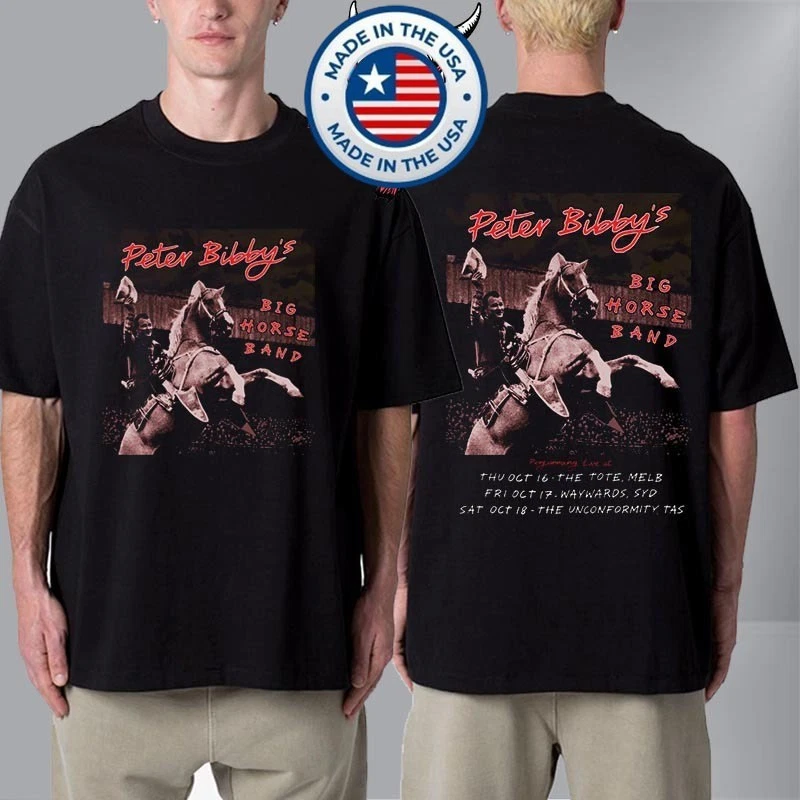 Peter Bibby Big Horse Band Poster Venue Show 2025 Unisex Shirt