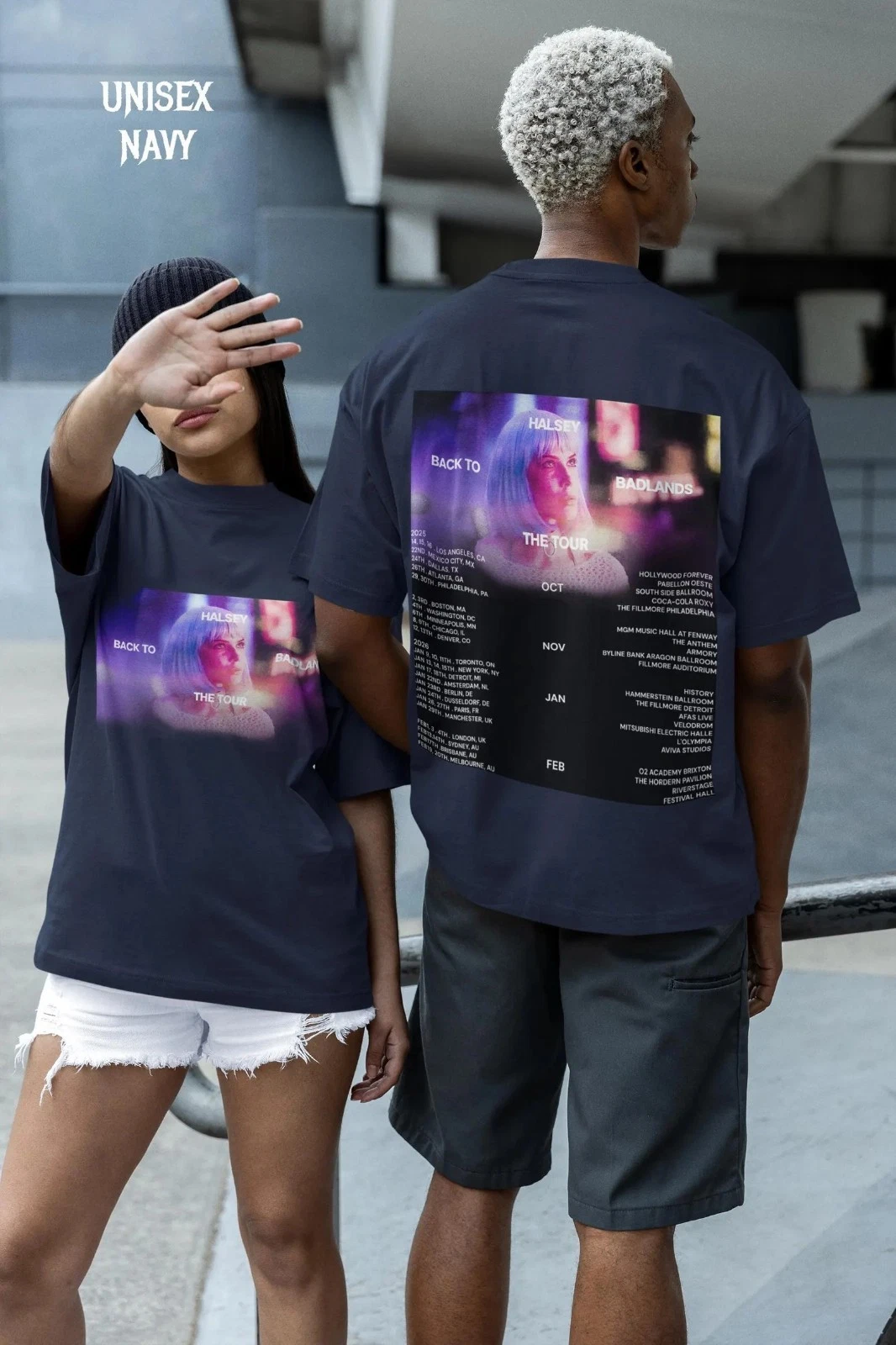 Halsey Back To Badlands Tour 2026 Pop Rock Concert Shirt