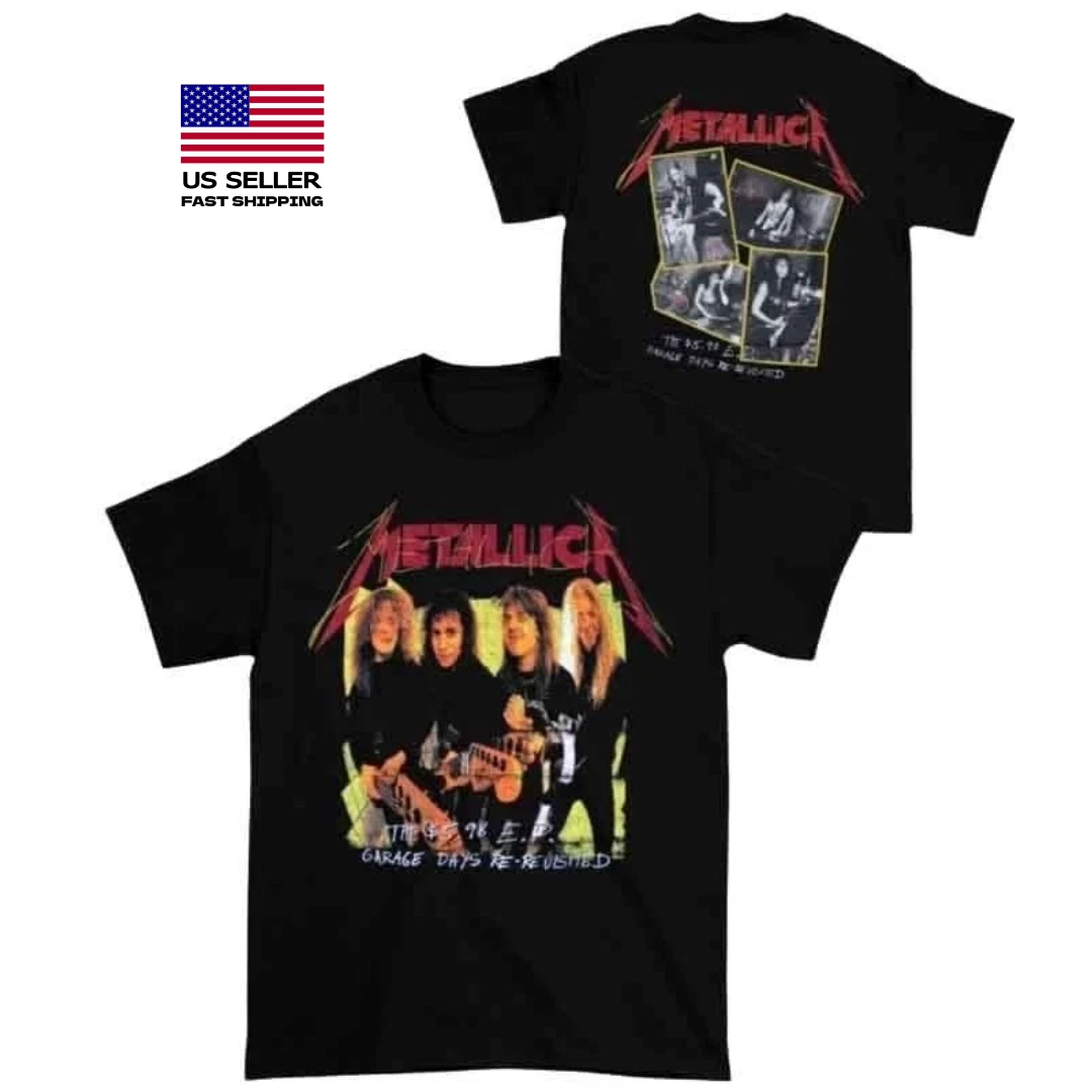 Metallica Garage Days Photo Heavy Metal Band Shirt