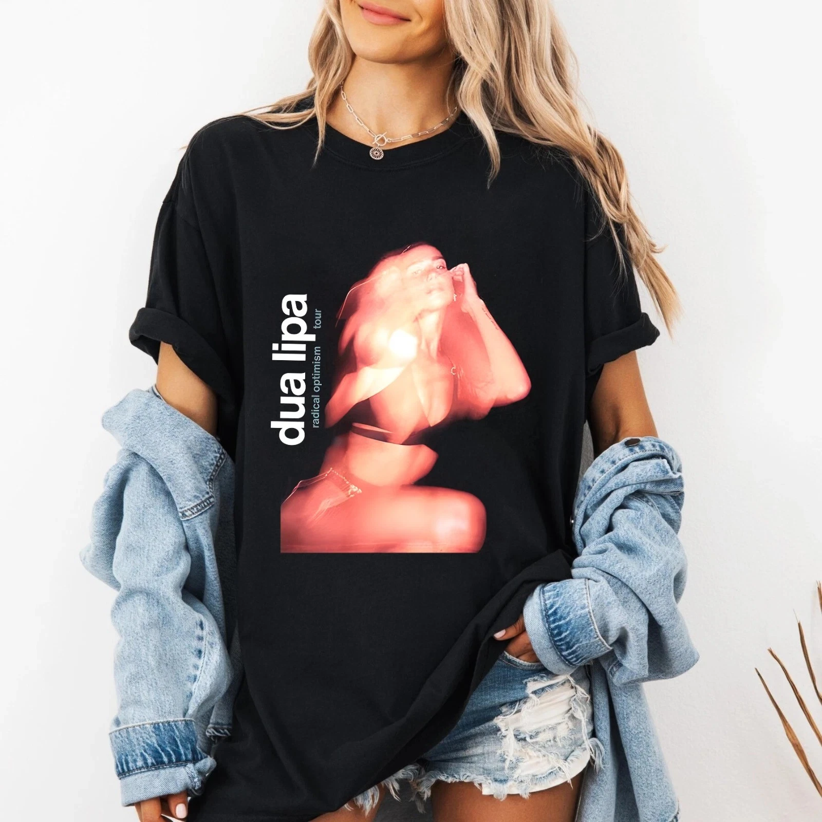 Dua Lipa Merch Illusion Reprint Shirt