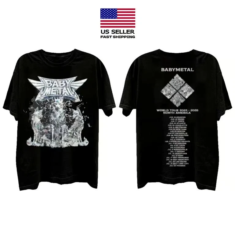 Babymetal World Tour 2025-2026 North American With Tour Dates Shirt
