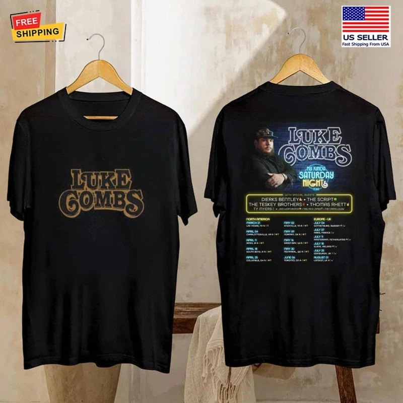 Luke Combs My Kinda Saturday Night Tour 2026 Shirt