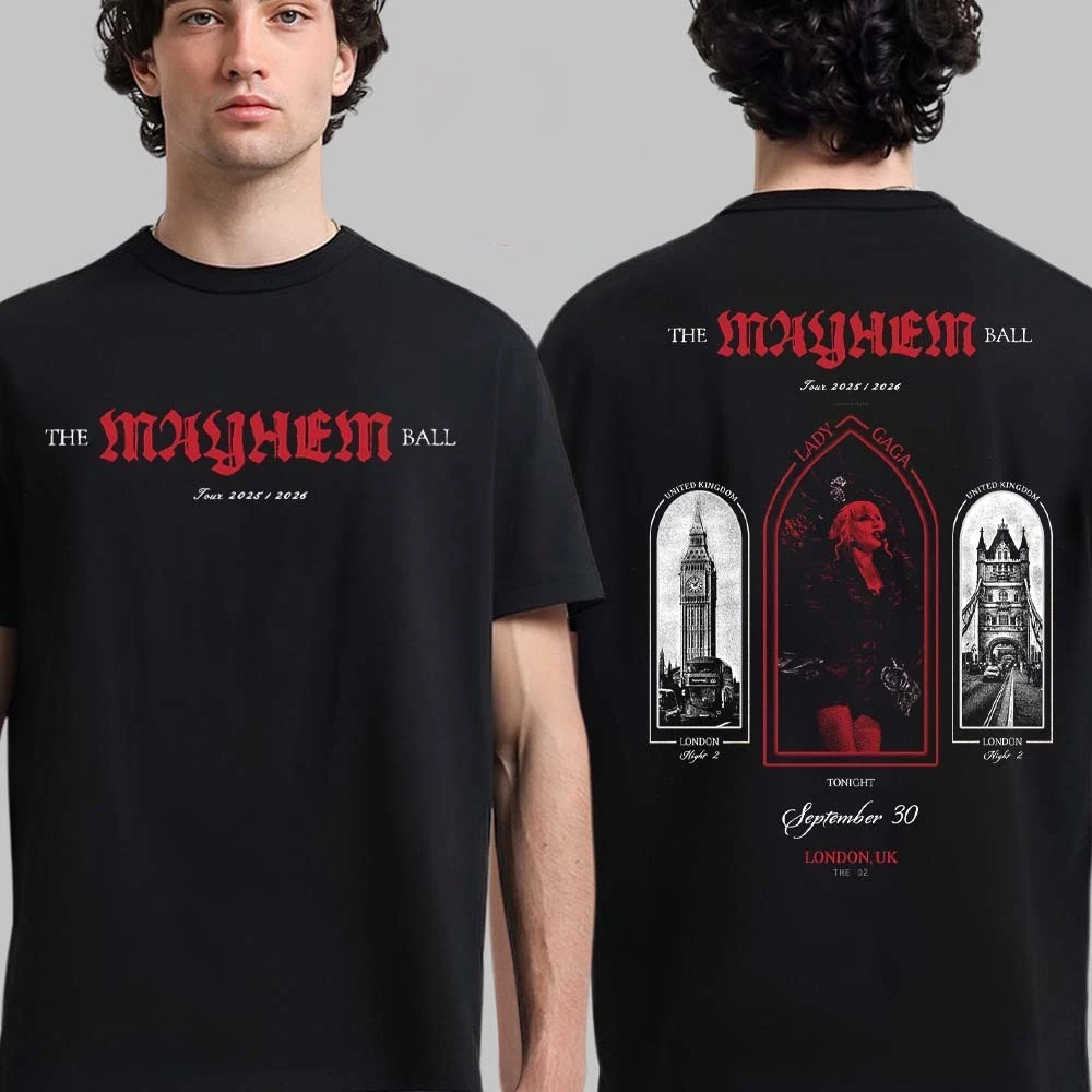 Lady Gaga The Mayhem Ball Tour 2025 2026 Shirt