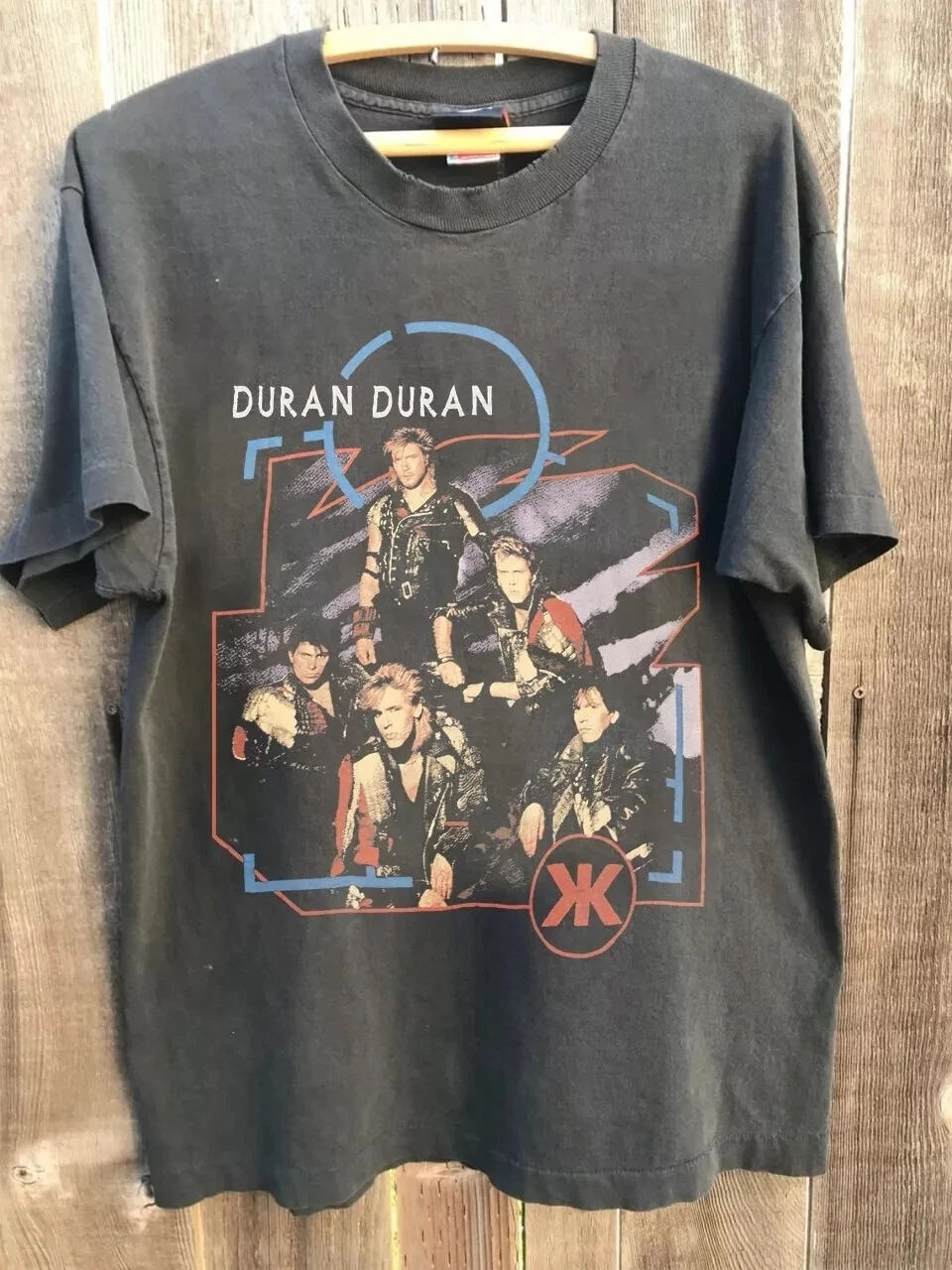 Duran Duran Band Tour Short Sleeve Charcoal Unisex Tshirt Reprint