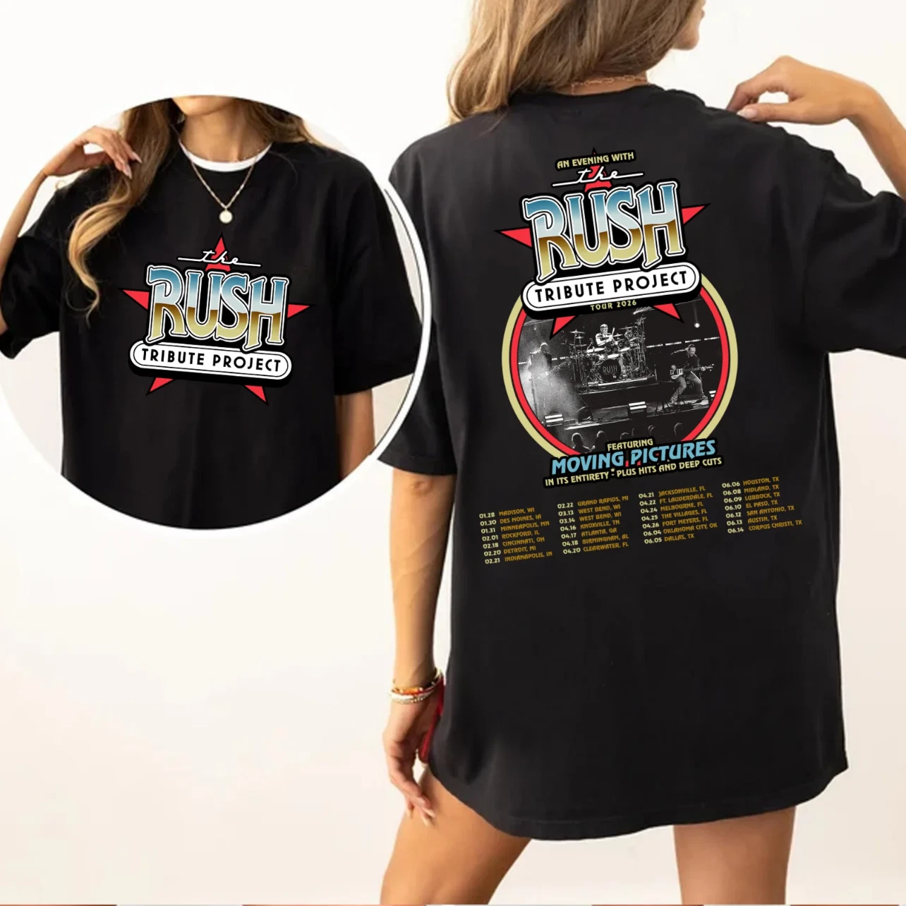 The Rush Tribute Project Tour 2026 Shirt