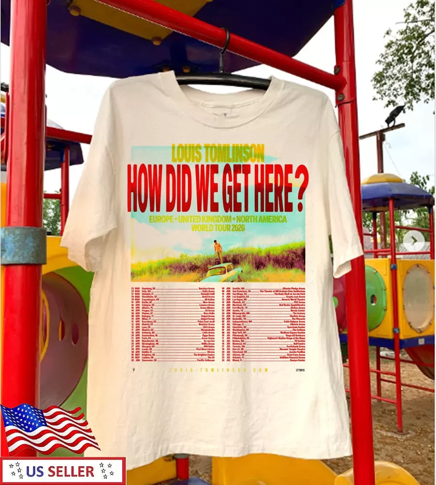 Louis Tomlinson How Did We Get Here Tour Shirt