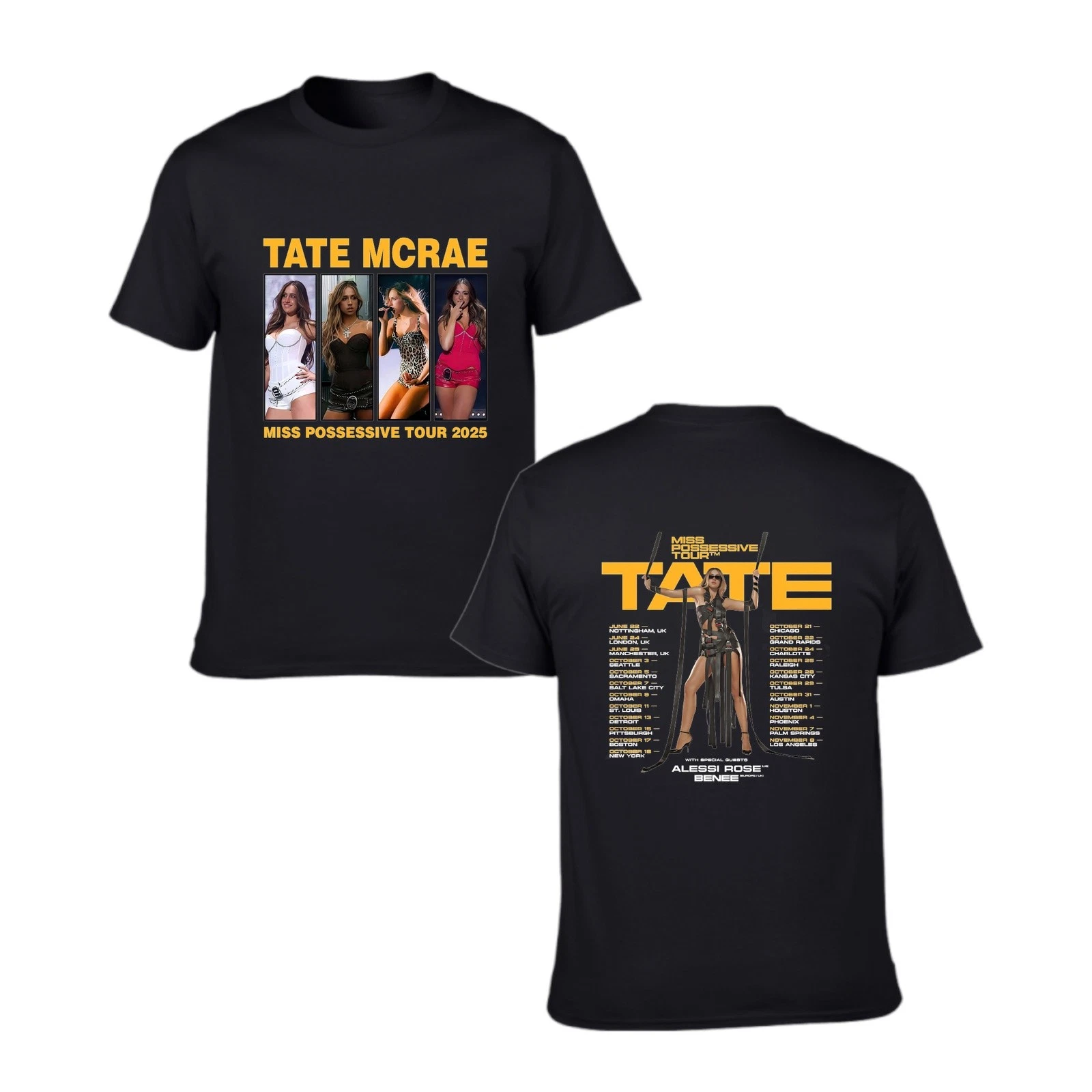 Tate Mcrae Miss Possessive Tour 2025 Shirt