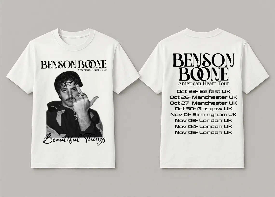 Benson Concert Merch 2025 Shirt White