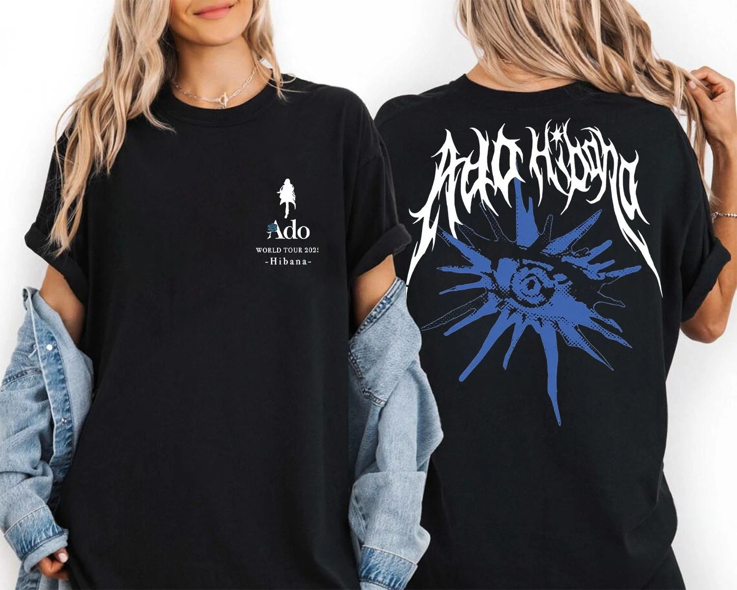 Ado Hibana Tour 2 Sided Music Tour Gif For Fan Unisex 2025 Shirt