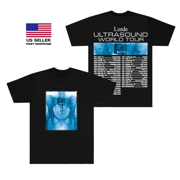 Lorde Ultrasound World Tour Merch 2025 Graphic Shirt Unisex Shirt