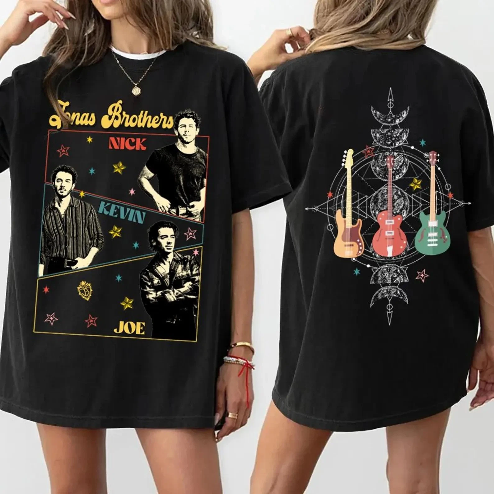 Retro Jonas Brothers Tour 2025 Album Shirt Music Inspired Unisex Shirt