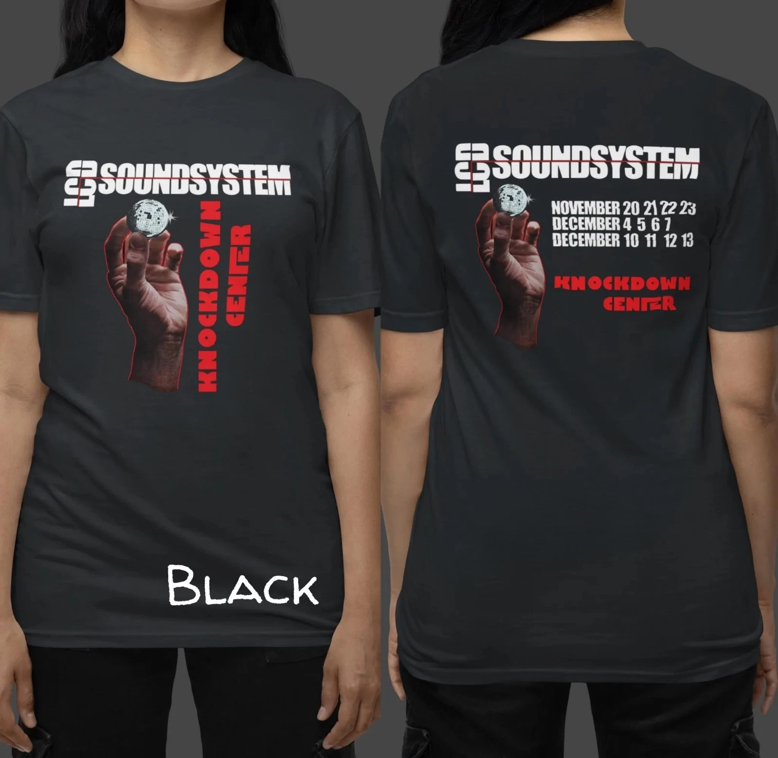 Lcd Soundsystem Tour 2025 Music Concert Double Sided Shirt