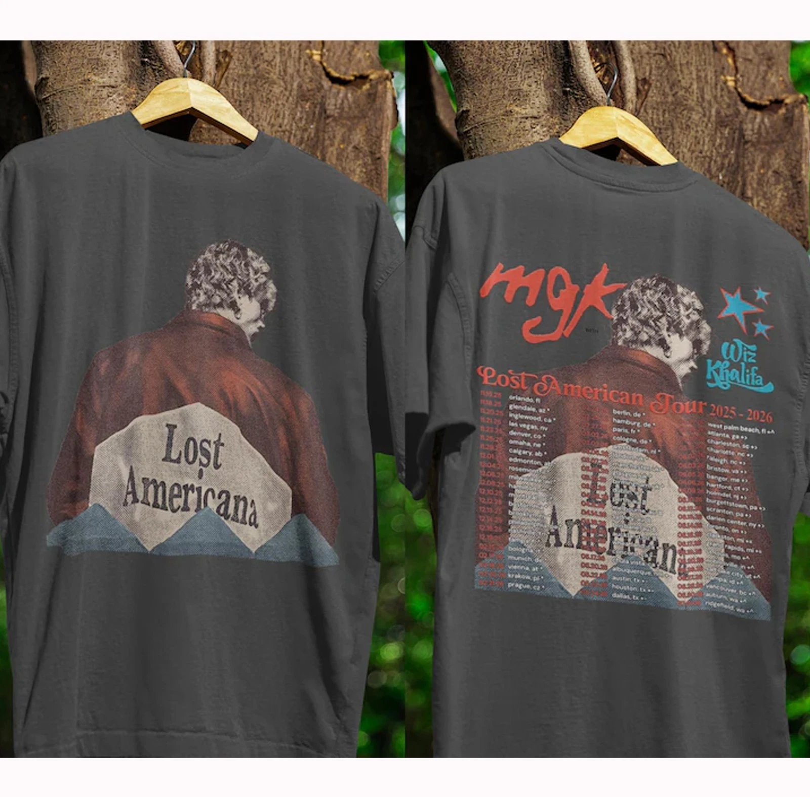 Machine Gun Kelly Lost American Tour 2025 Shirt Reprint