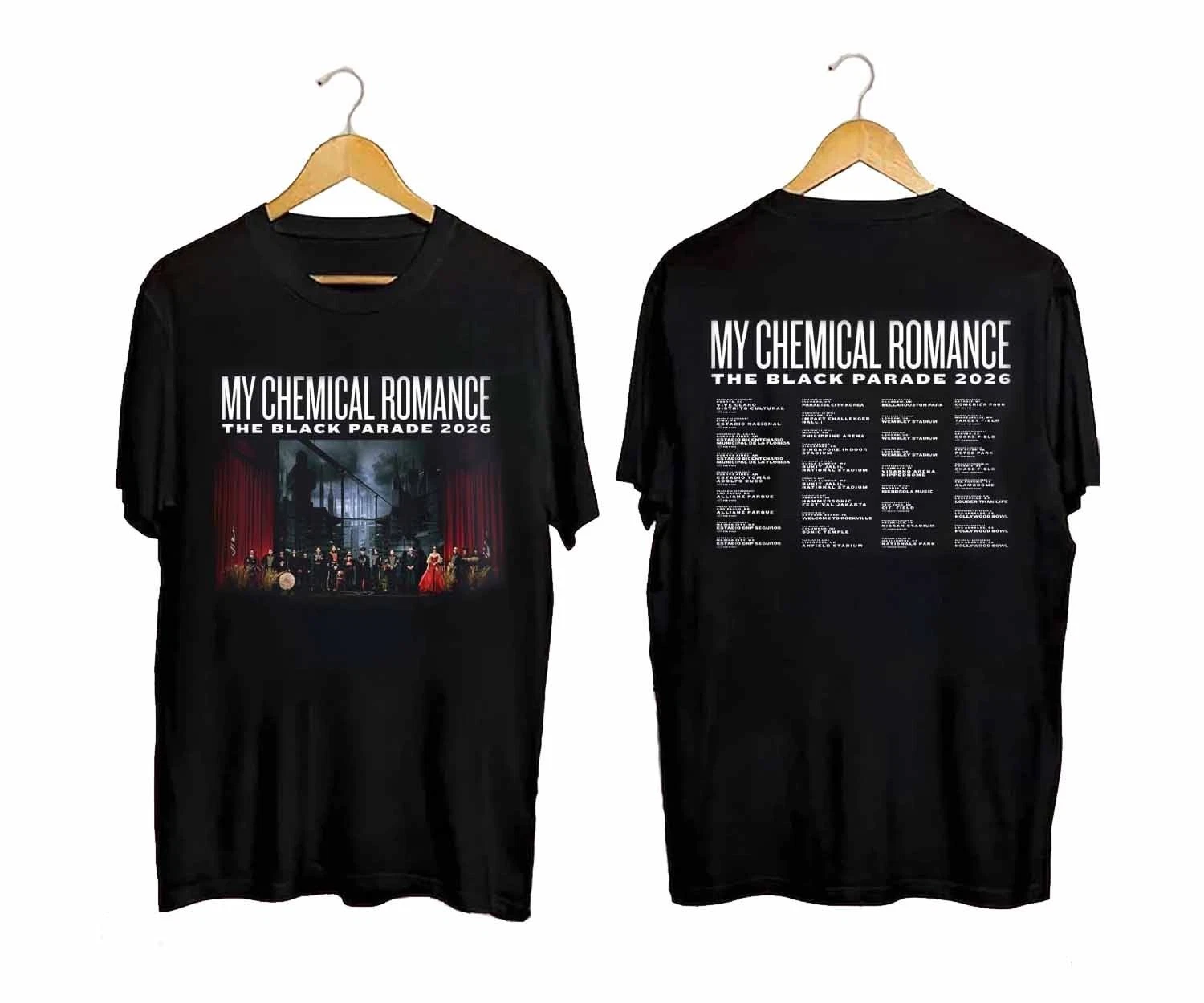 My Chemical Romance The Black Parade 2026 Tour Shirt