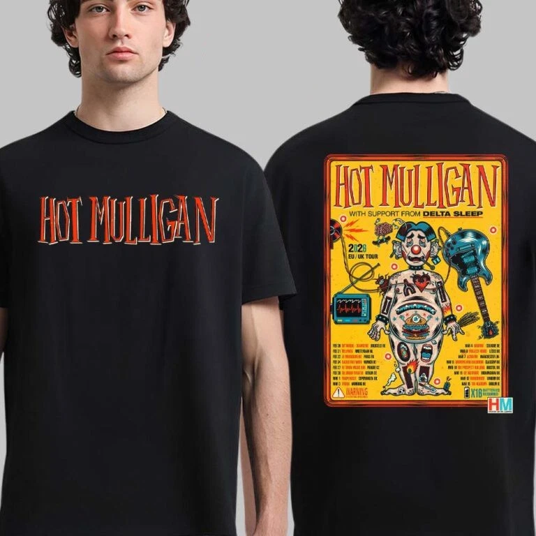 Mulligan Europe And Uk Tour 2026 City Dates Two Sided Shirt