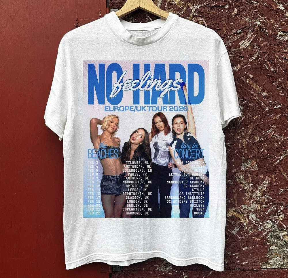 The Beaches Tour 2026 Uk & Europe Tour Unisex All Size Shirt