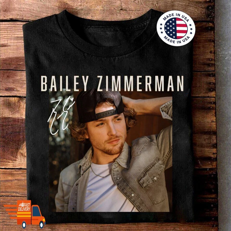 Bailey Zimmerman Singer Shirt Cotton Men Shirt