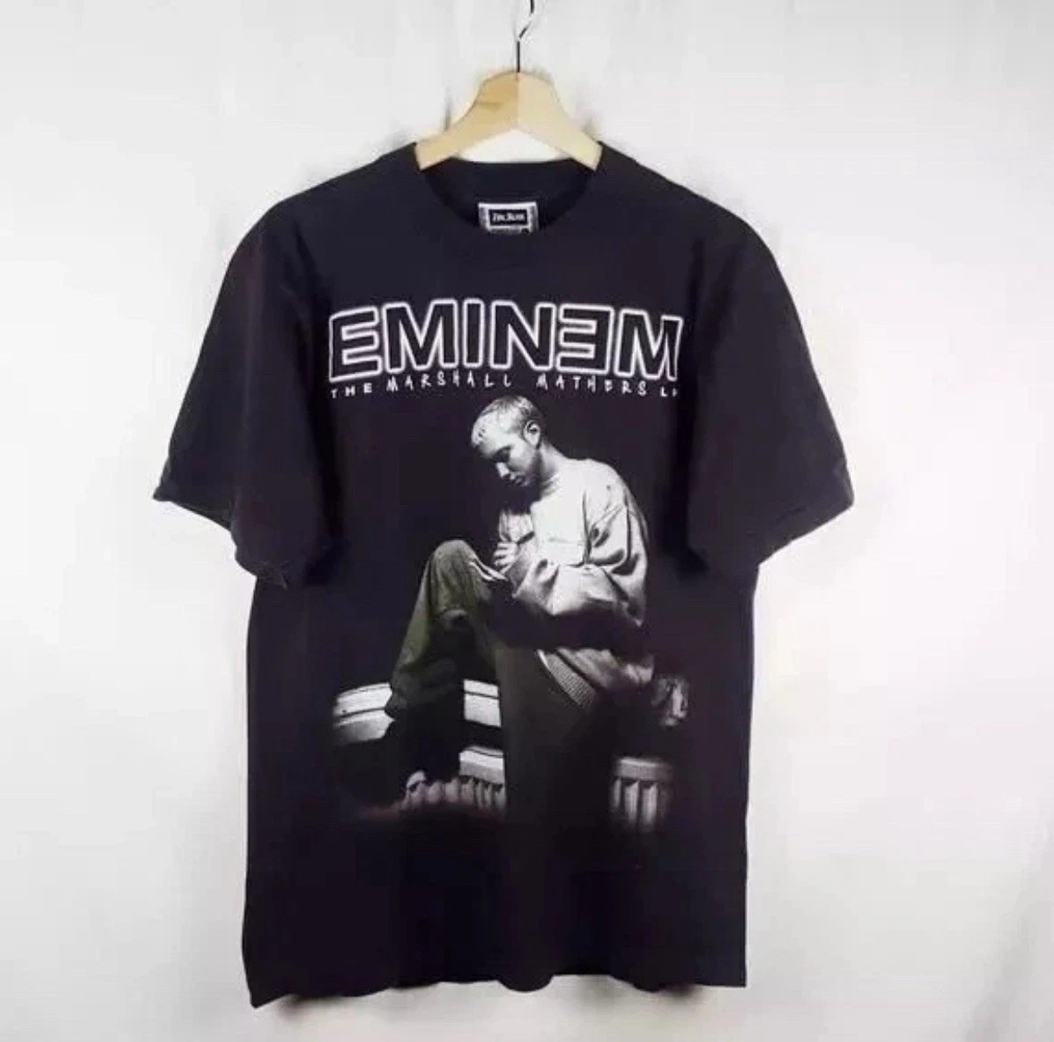 Eminem Black Short Sleeve Cotton Unisex Shirt Reprint For Men Women