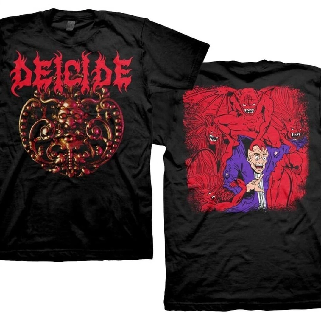 Deicide Medallion Double-Sided Legion Death Metal Band Shirt