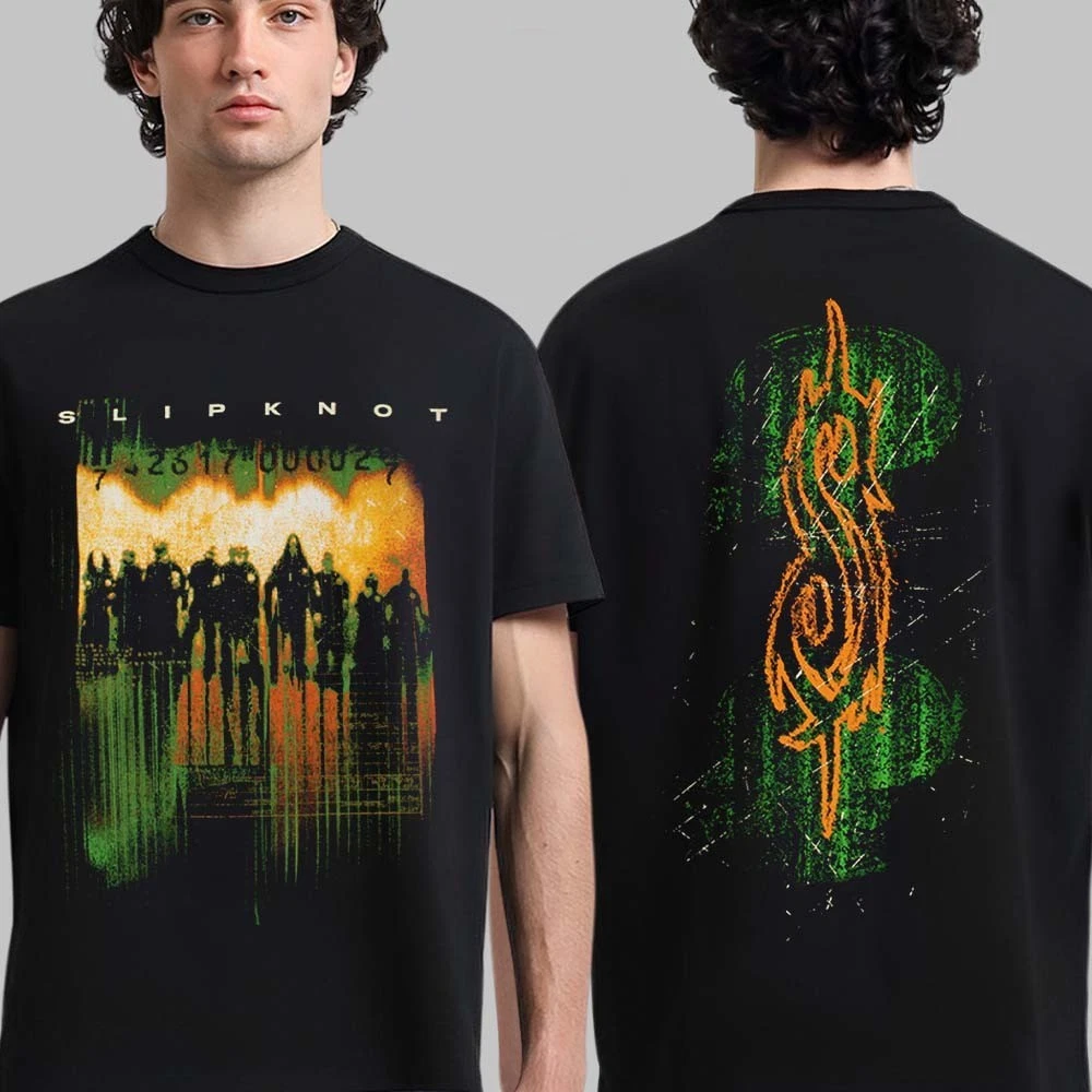 Slipknot 1999 Self Titled Era With Tribal S Two Sided Shirt