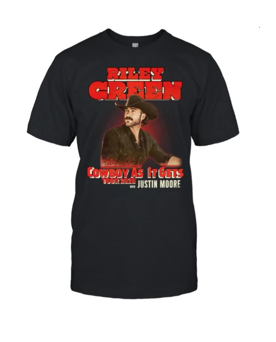 Riley Green Tour Custom 2-Sided Tour 2026 Shirt