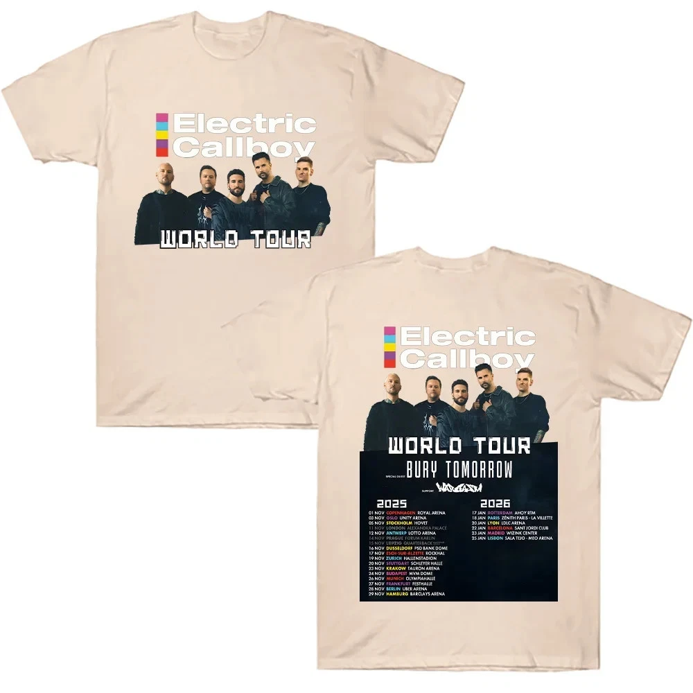 Electric Callboy World Tour 2025-2026 Sand Shirts