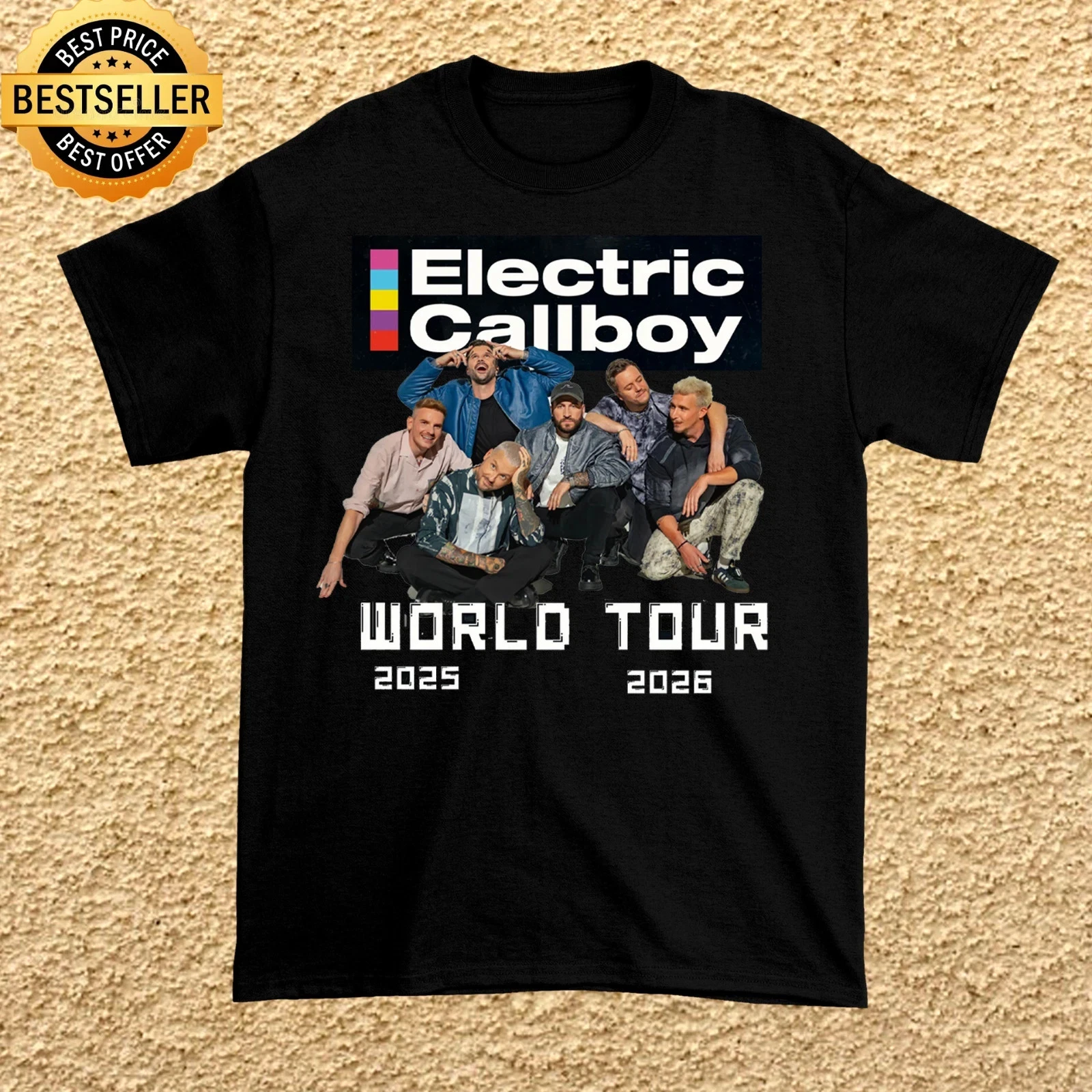 Rare Electric Callboy 2025 2026 World Tour T Shirt