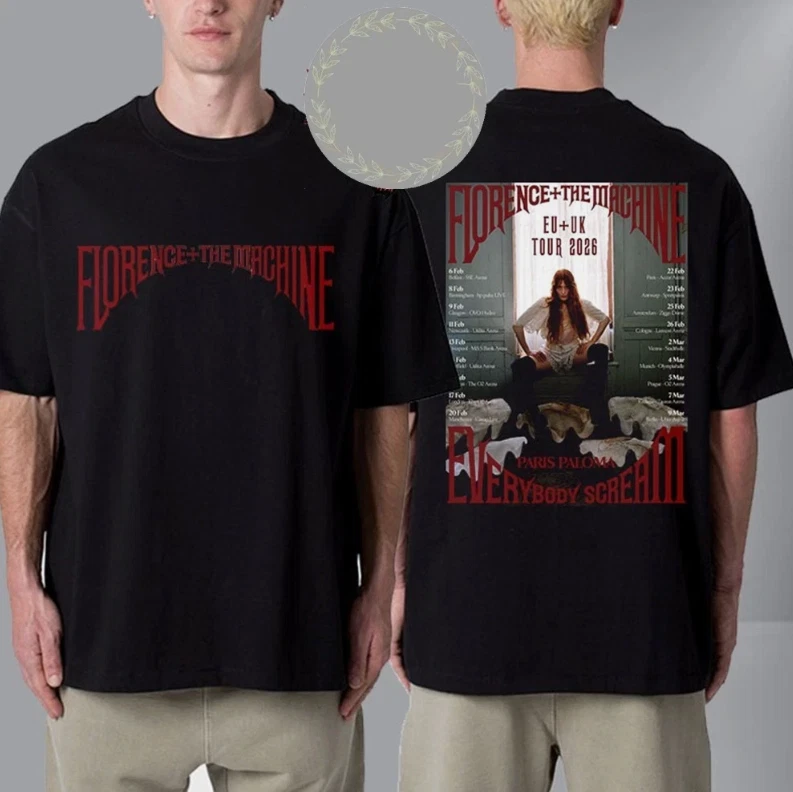Florence And The Machine Eu Uk Tour 2026 Fans Unisex Shirt