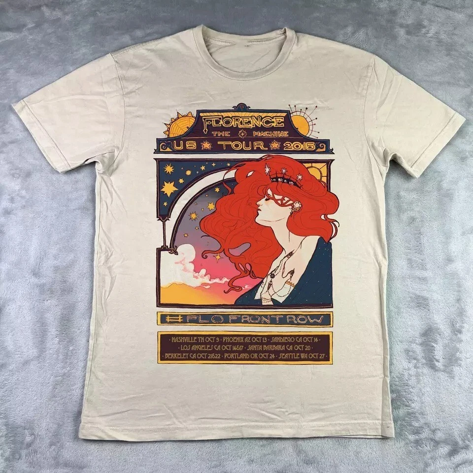 Florence And The Machine Tour 2015 All Size S To 5Xl T Shirt White
