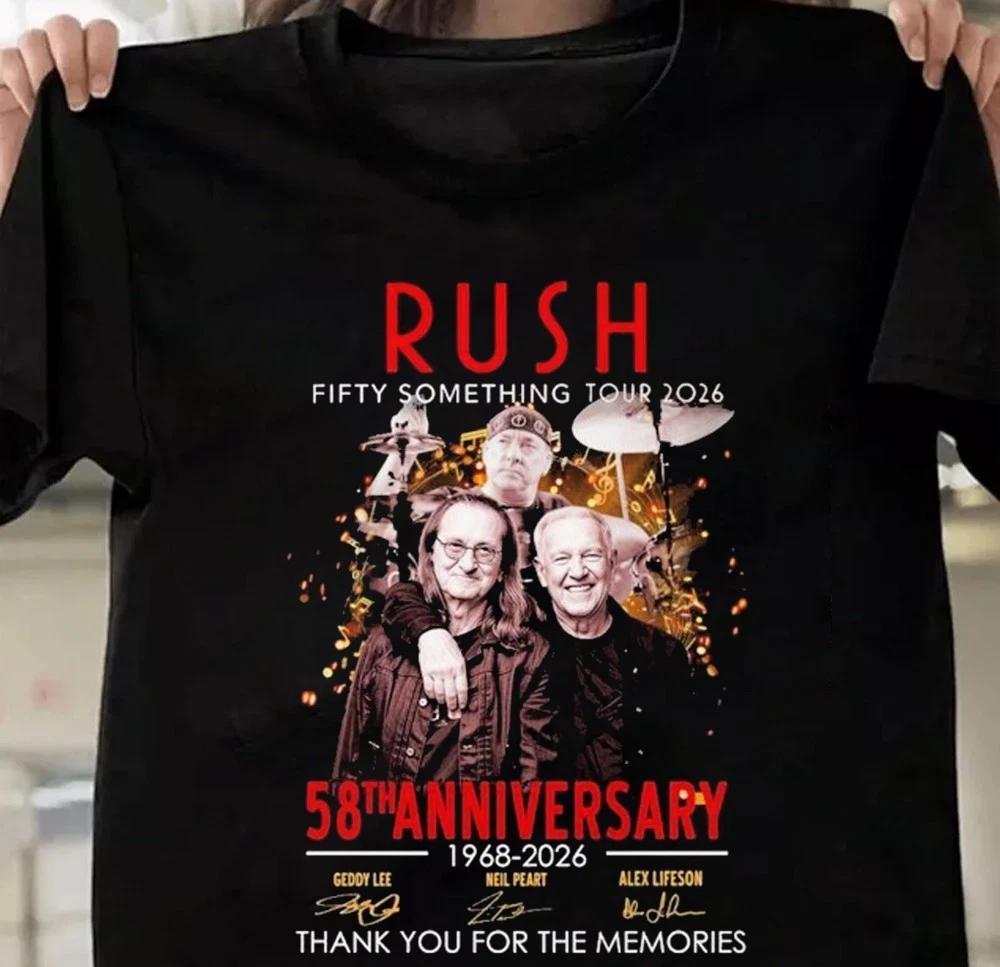 Rush Fifty Something Tour 2026 Gift Family Unisex Shirt