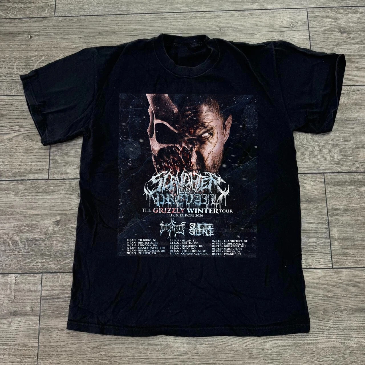 The Grizzly Winter Tour 2026 Dates Slaughter To Prevail Hot Shirt