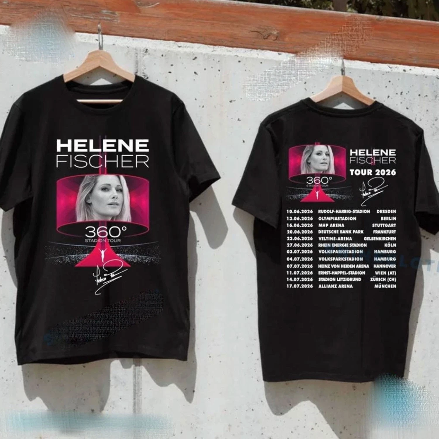 Helene Fischer 360 Stadion Tour 2026 Shirt Fans Gift