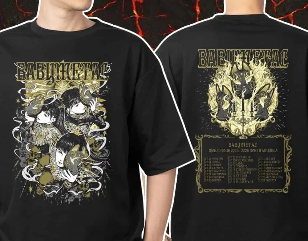 Babymetal 2025-2026 North American World Tour Shirt