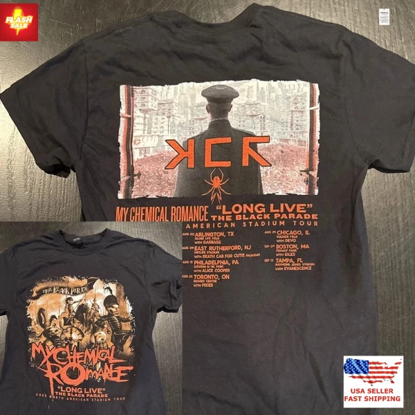 My Chemical Romance 2025 North American Tour Shirt