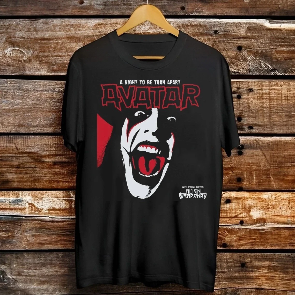 Avatar Band A Night To Be Torn Apart Tour T Shirt
