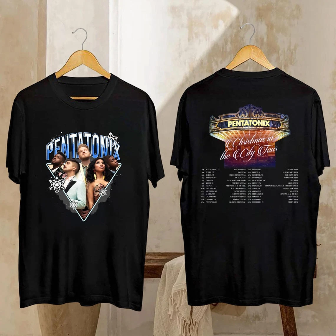 Pentatonix Christmas In The City Tour 2025 Shirt