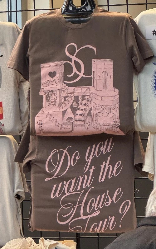 Sabrina Carpenter Short N' Sweet Tour 2025 House Tour Merch Shirt