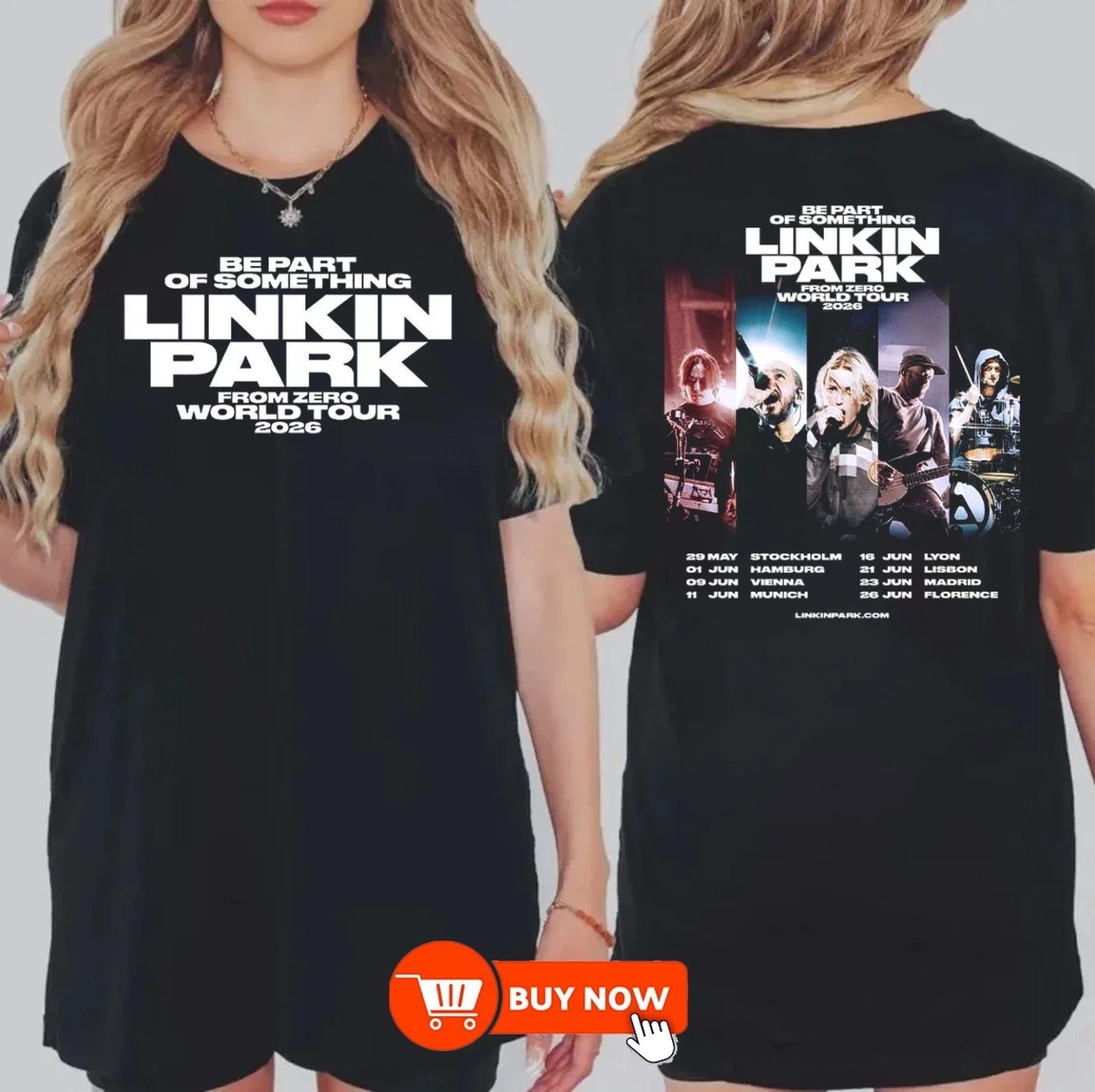 Be Part Of Something Linkin Park From Zero World Tour 2026 Shirt Women