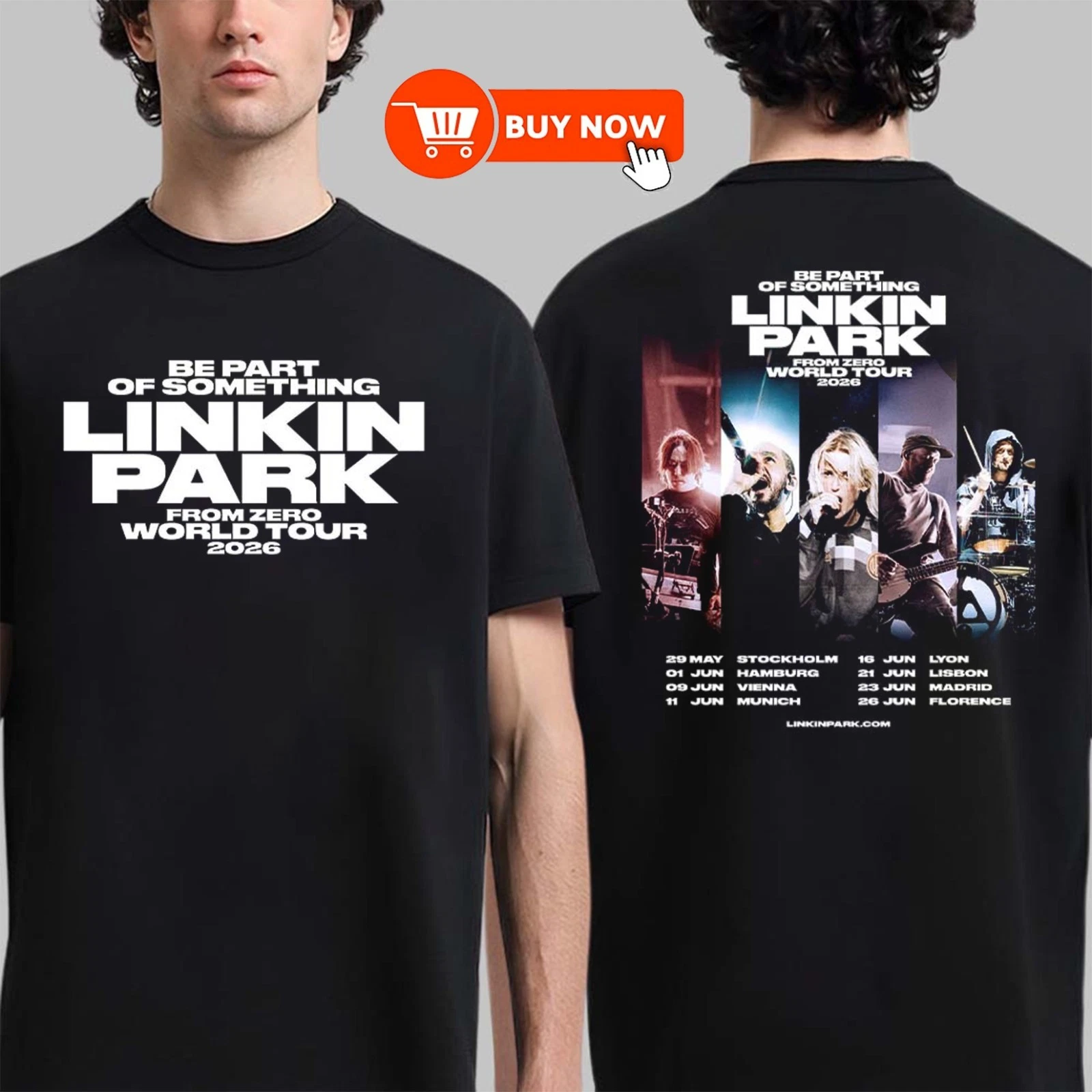Be Part Of Something Linkin Park From Zero World Tour 2026 Tour Dates Shirt