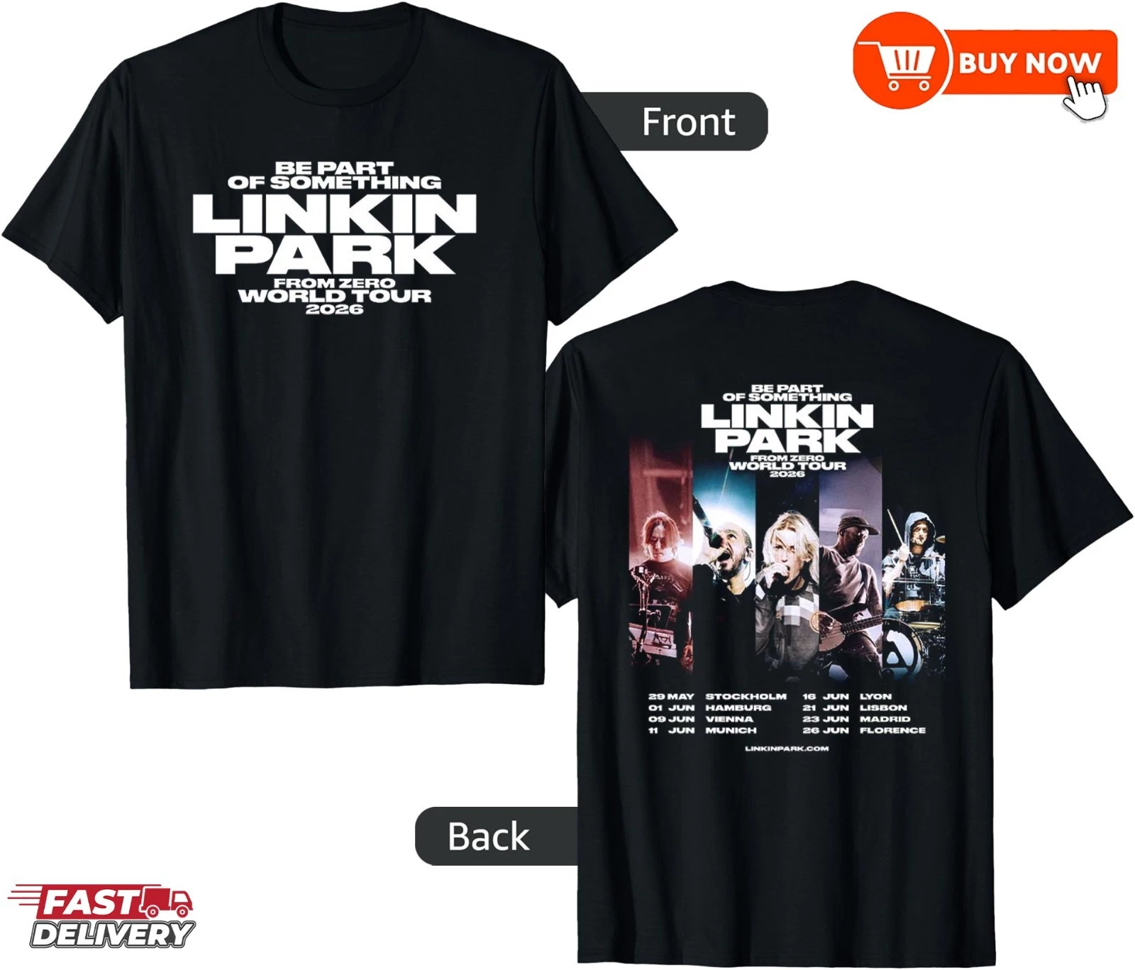 Be Part Of Something Linkin Park From Zero World Tour 2026 Shirt