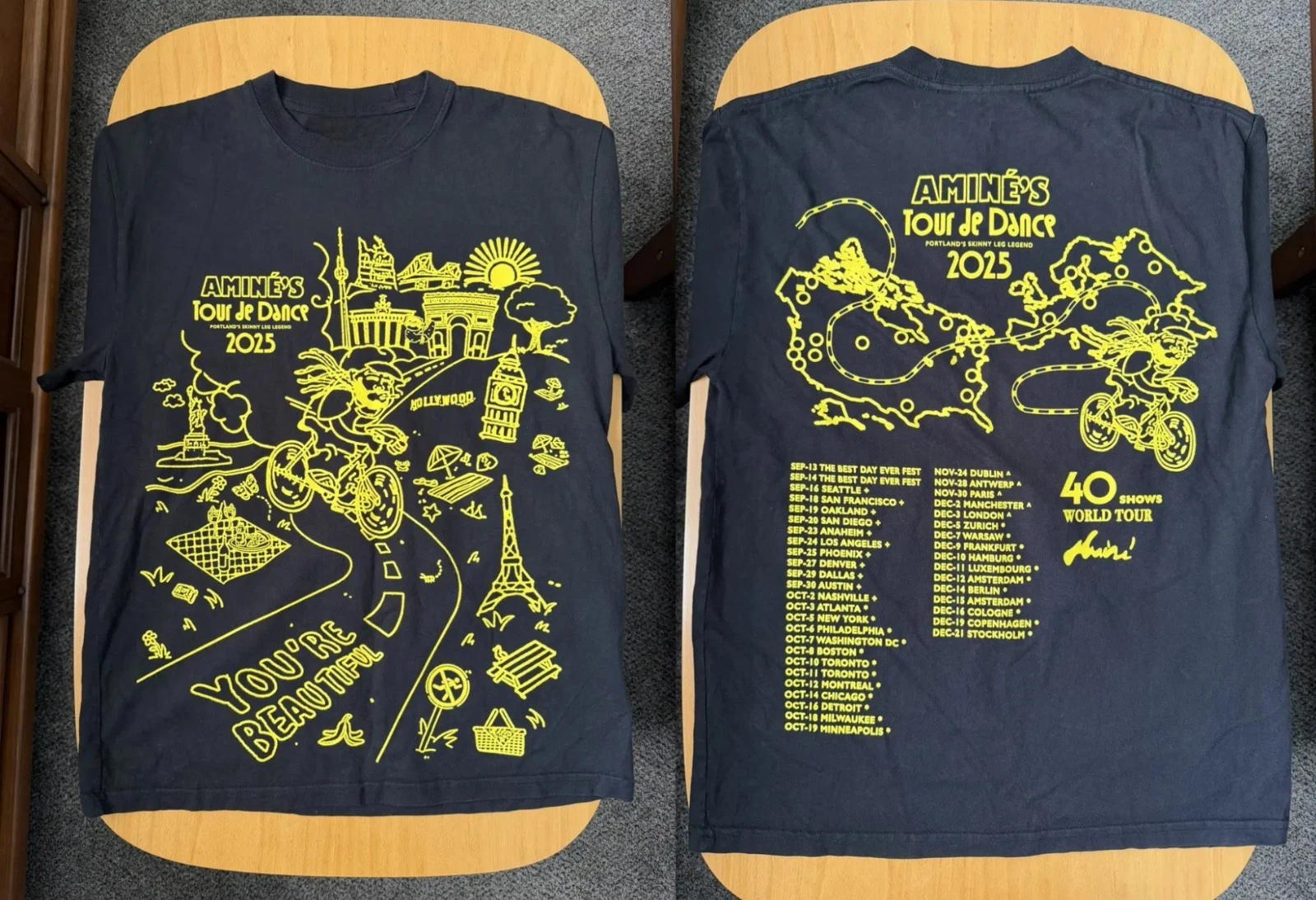 Amine Tour De Dance 2025 Merch Shirt